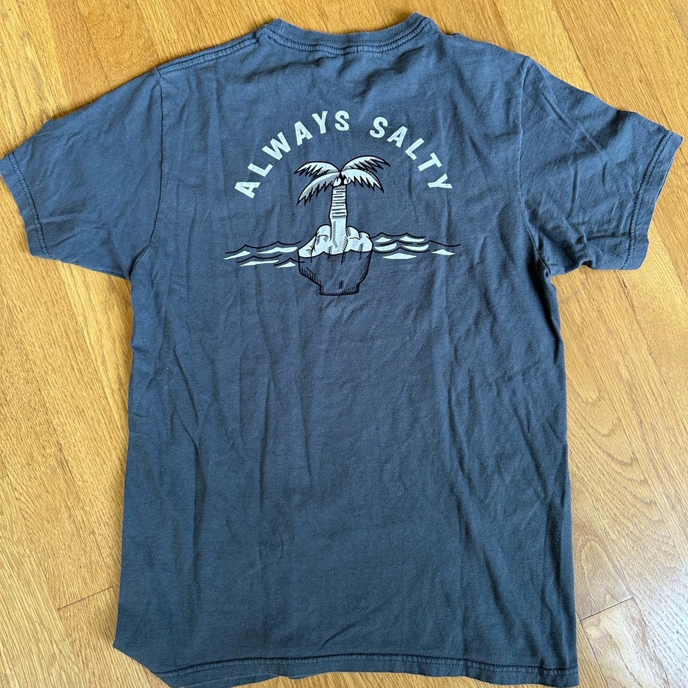 Chomp always salty grey tshirt